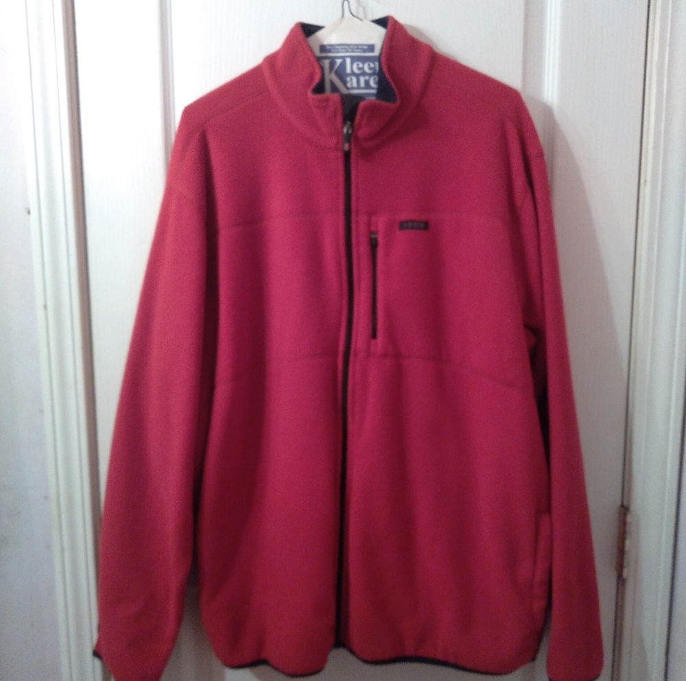 Ladies Lacosta Red Fleece Jacket